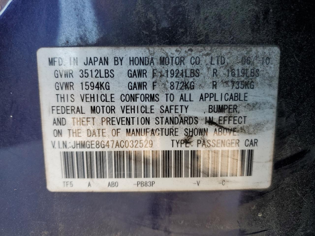 2010 Honda Fit - Image 12