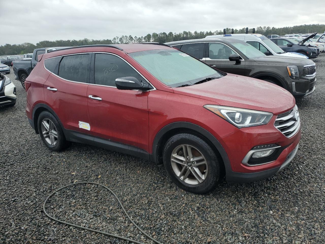 VIN 5XYZU3LB6JG543715 2018 HYUNDAI SANTA FE no.4