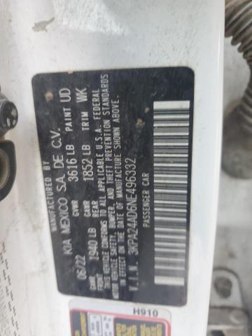 3KPA24AD6NE496332 Kia Rio LX 12