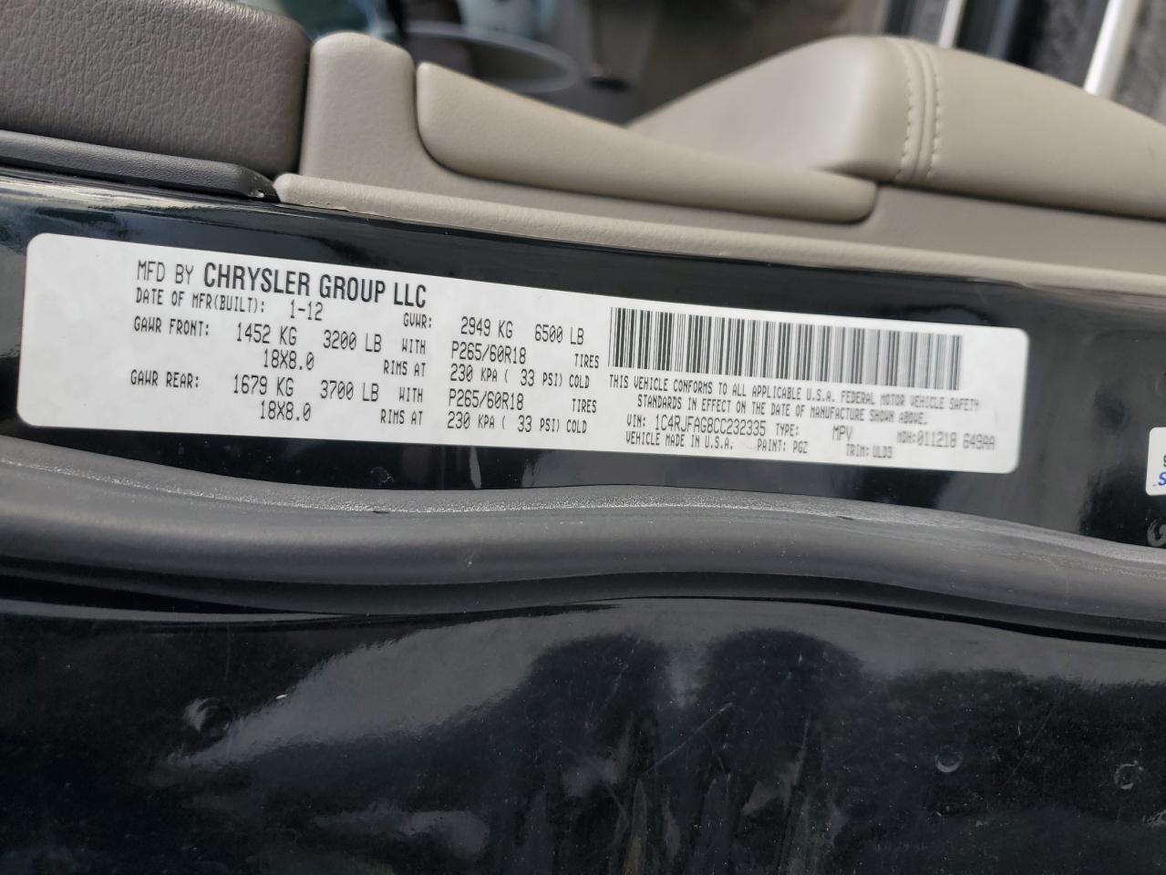 2012 Jeep Grand Cherokee - Image 15