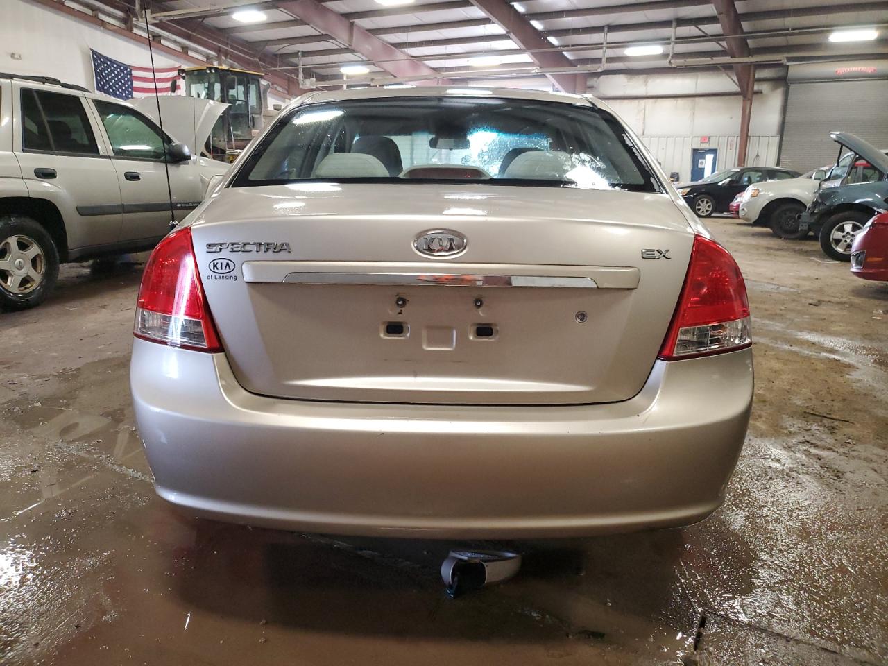 2008 Kia Spectra Ex VIN: KNAFE121785576218 Lot: 81710144