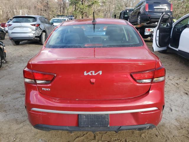  KIA RIO 2022 Красный