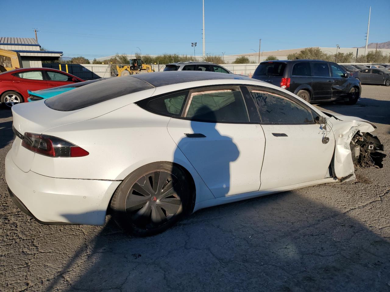 VIN 5YJSA1E58MF441446 2021 TESLA MODEL S no.3