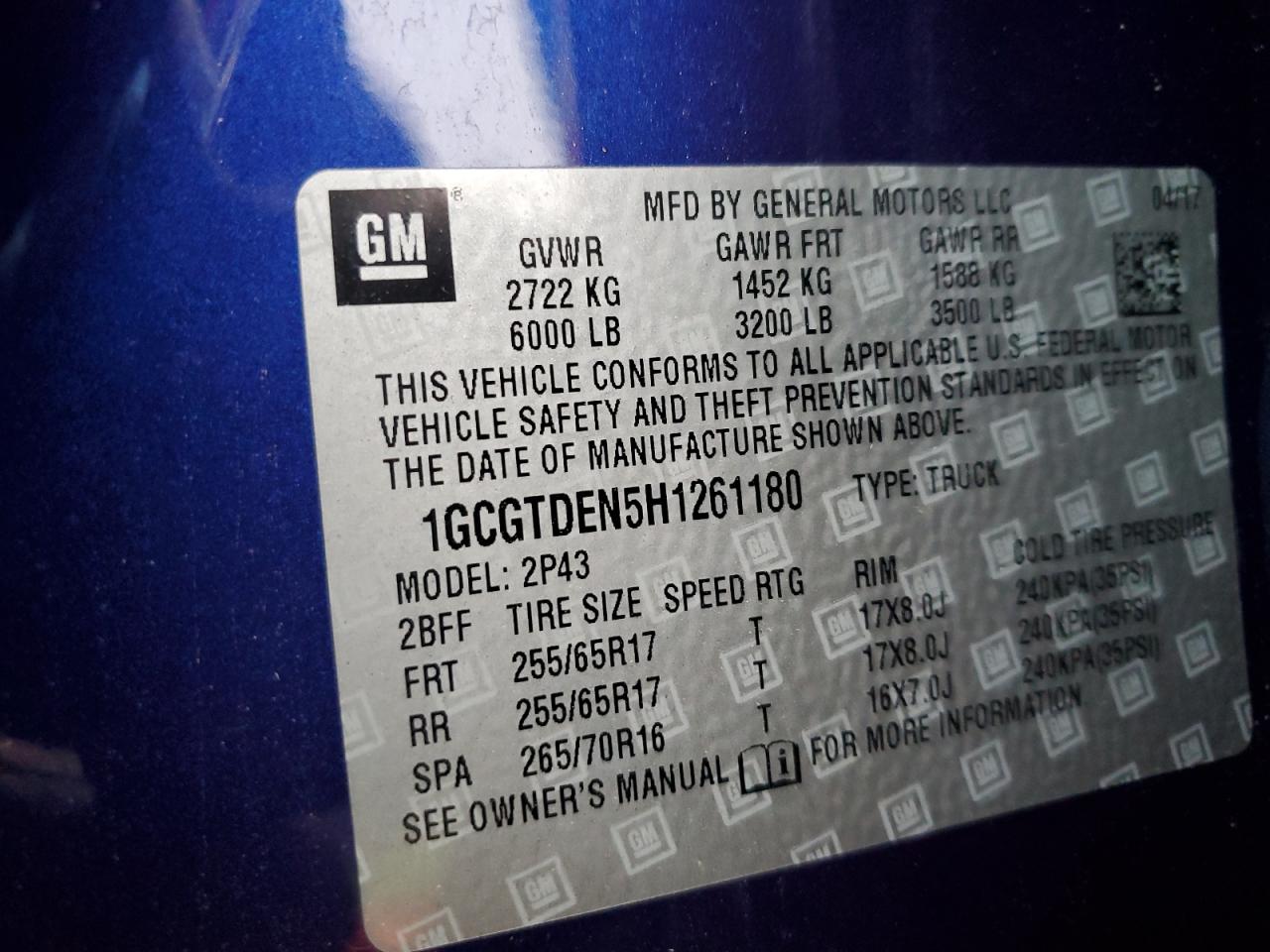 2017 Chevrolet Colorado - Image 14