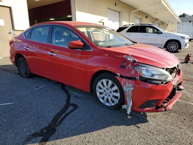  NISSAN SENTRA 2017 Red