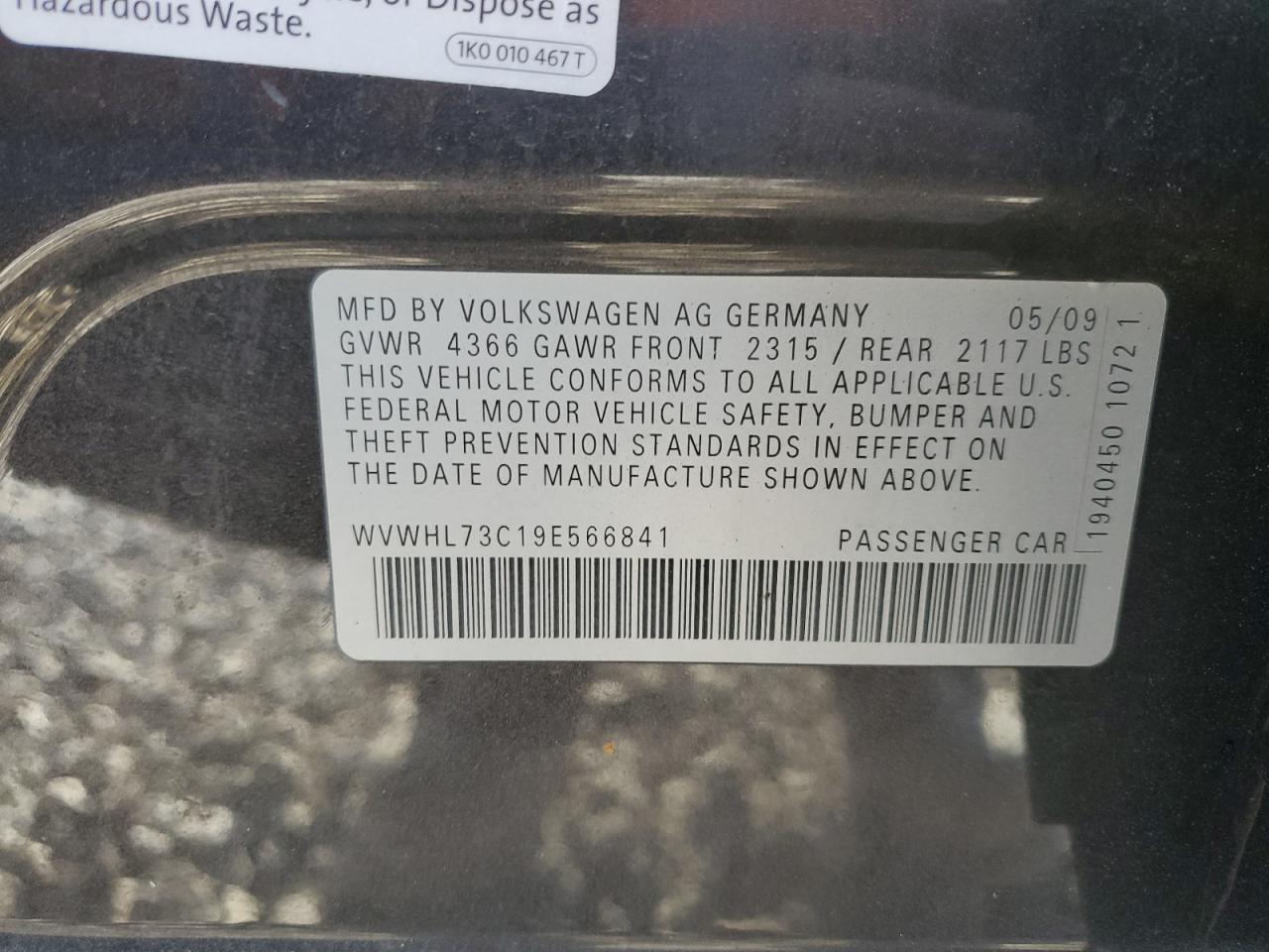 2009 Volkswagen Passat CC - Image 14