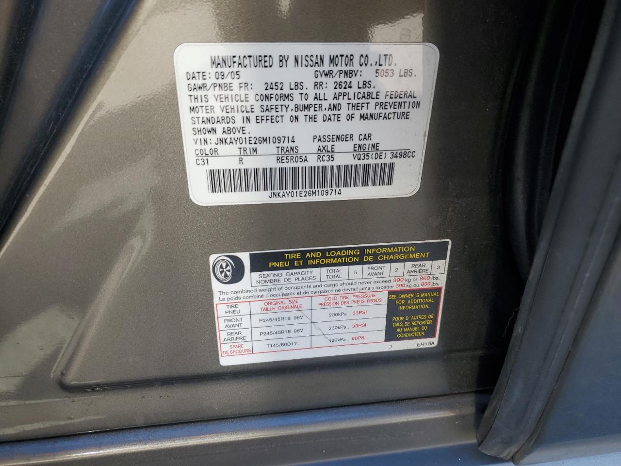 2006 Infiniti M - Image 12