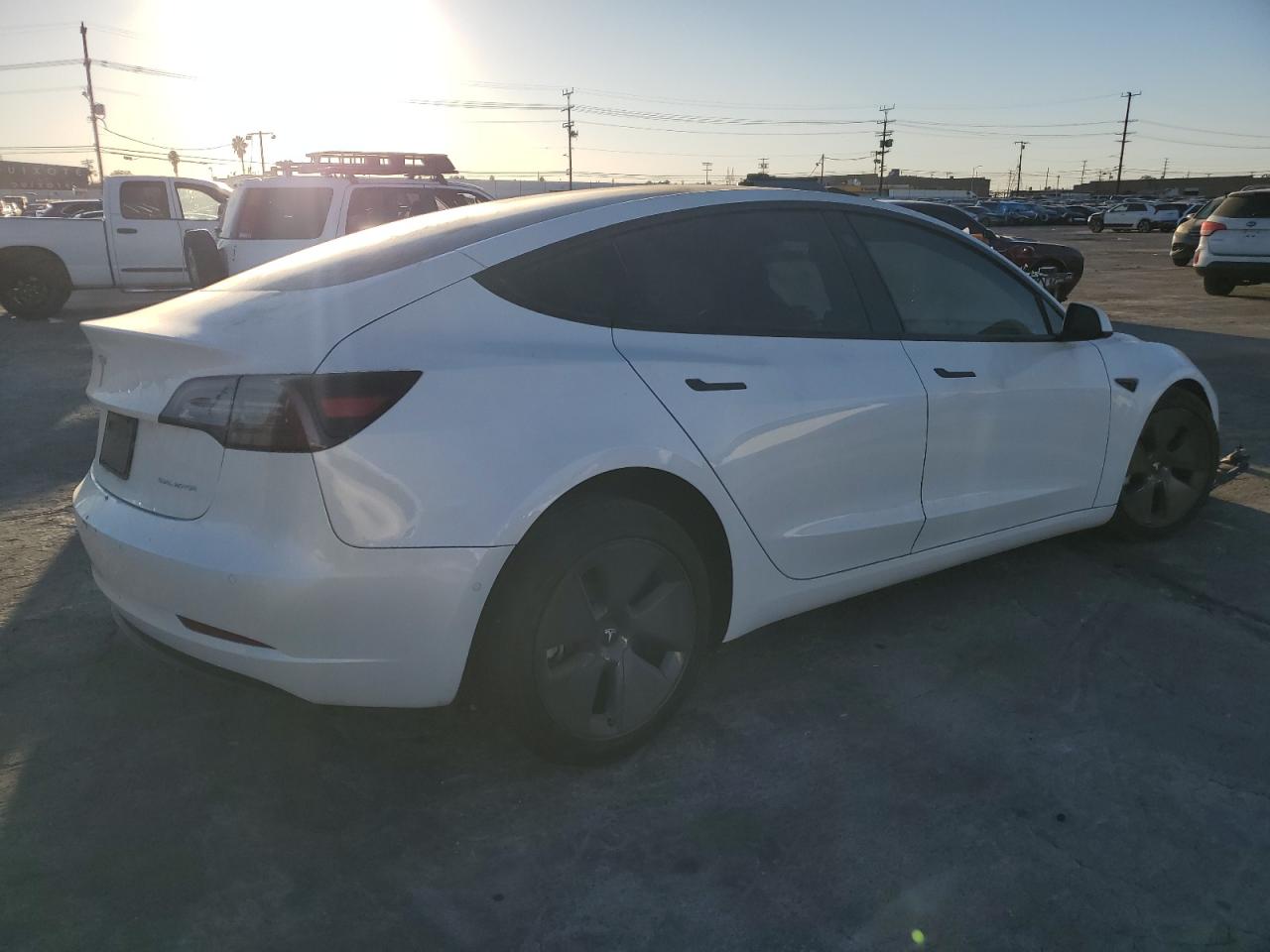 VIN 5YJ3E1EB7NF166877 2022 TESLA MODEL 3 no.3