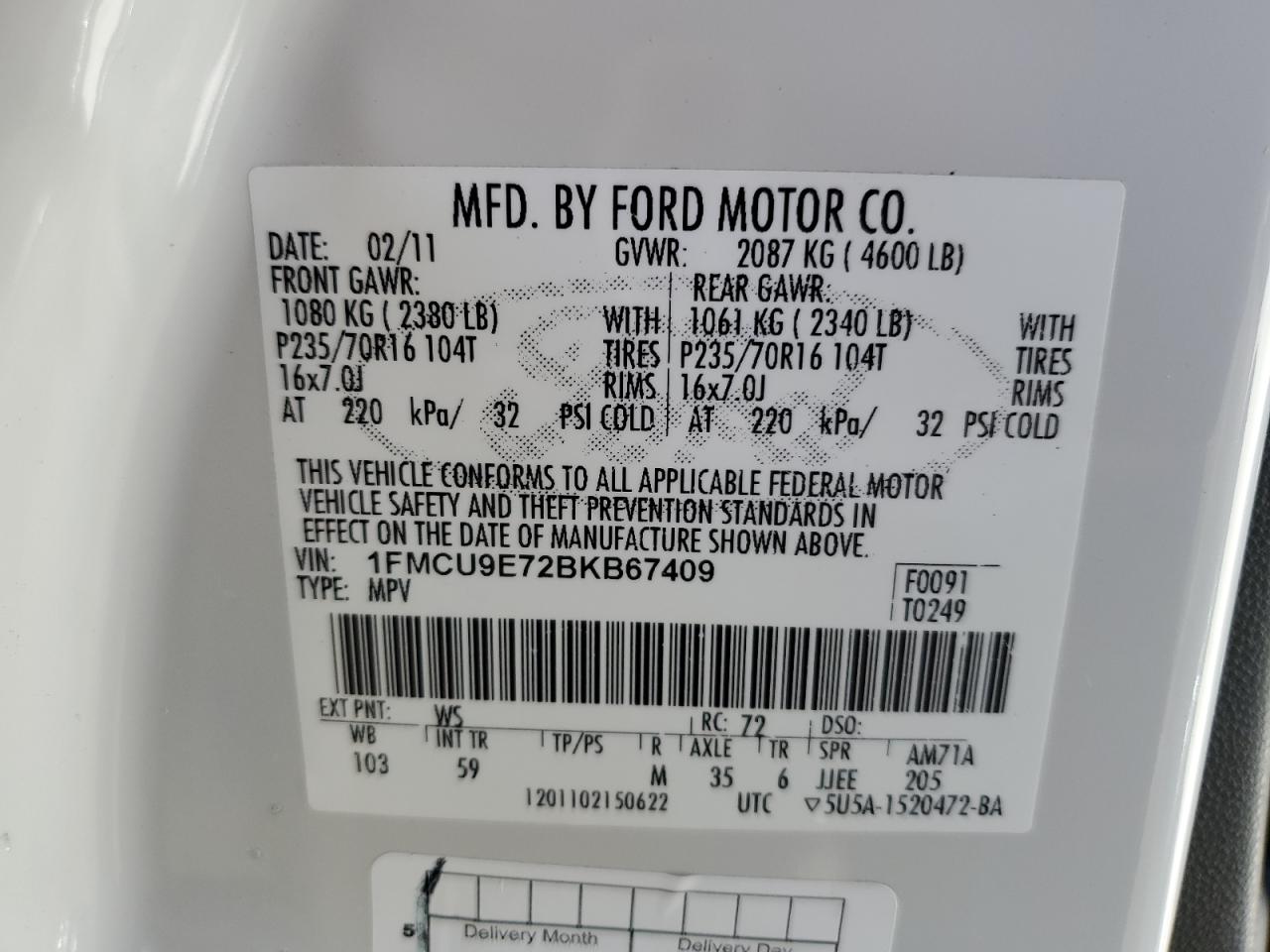2011 Ford Escape - Image 14