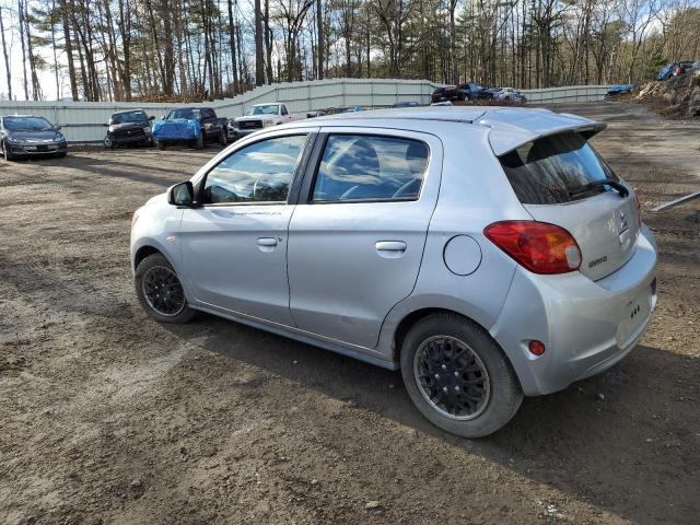 Hatchbacks MITSUBISHI MIRAGE 2014 Srebrny