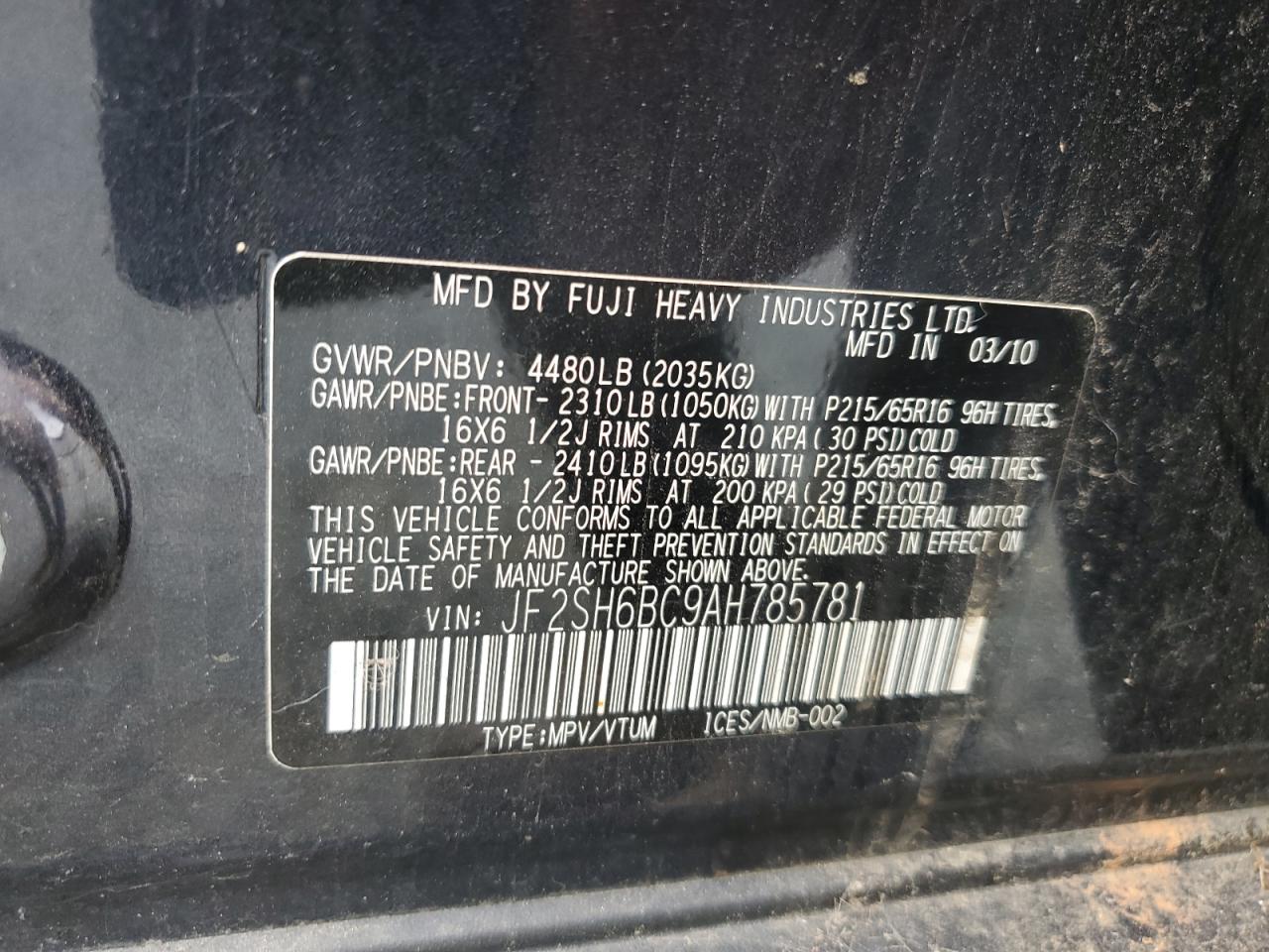 2010 Subaru Forester - Image 12