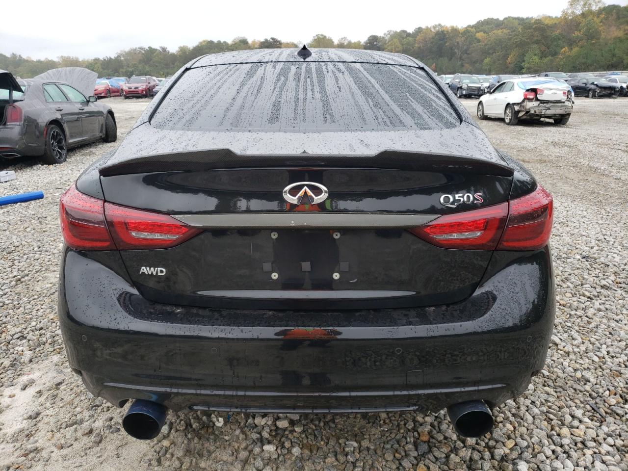 2019 Infiniti Q50 Red Sport 400 VIN: JN1FV7AR5KM800468 Lot: 79752354
