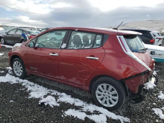  NISSAN LEAF 2015 Red