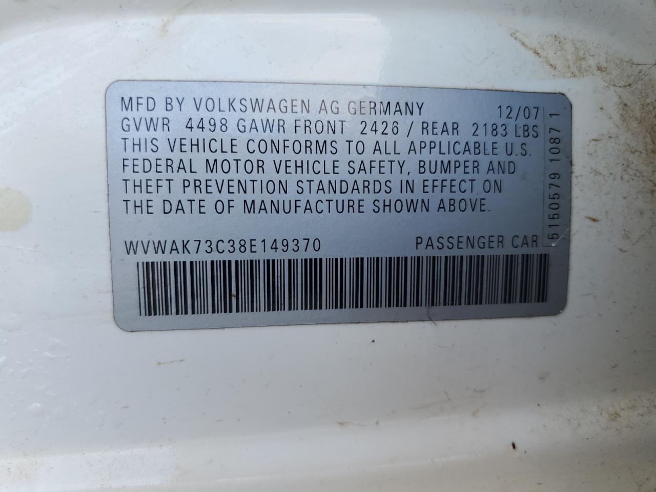 2008 Volkswagen Passat - Image 12