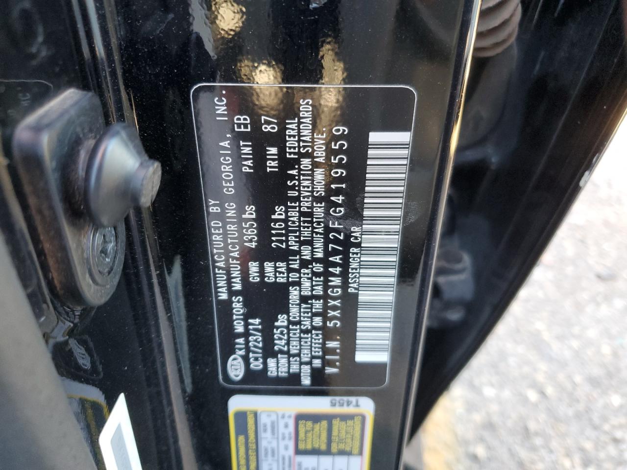 2015 Kia Optima - Image 14