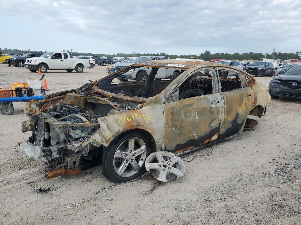 2022 Chevrolet Malibu Ls продається в Houston, TX - Burn