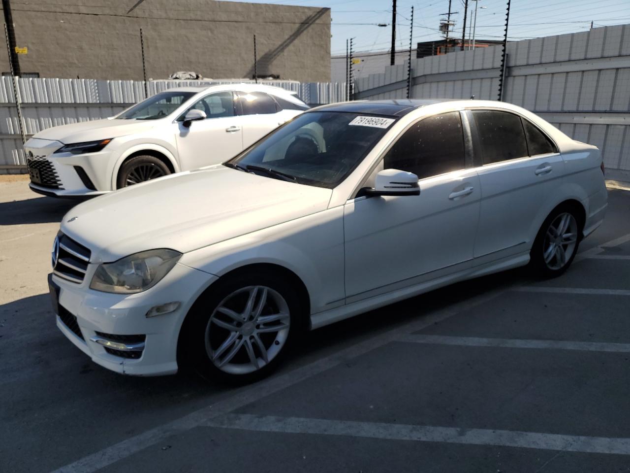 VIN WDDGF4HB8EG160450 2014 MERCEDES-BENZ C-CLASS no.1