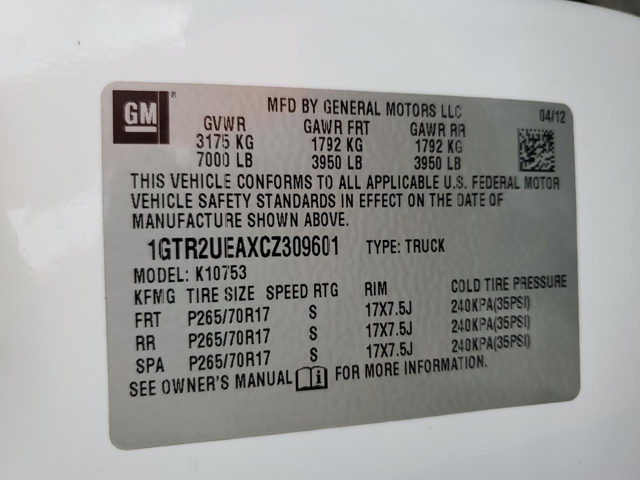2012 GMC Sierra - Image 12