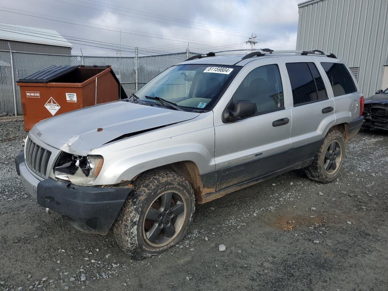 2004 Jeep Grand Cherokee Laredo للبيع في Elmsdale، NS - Front End