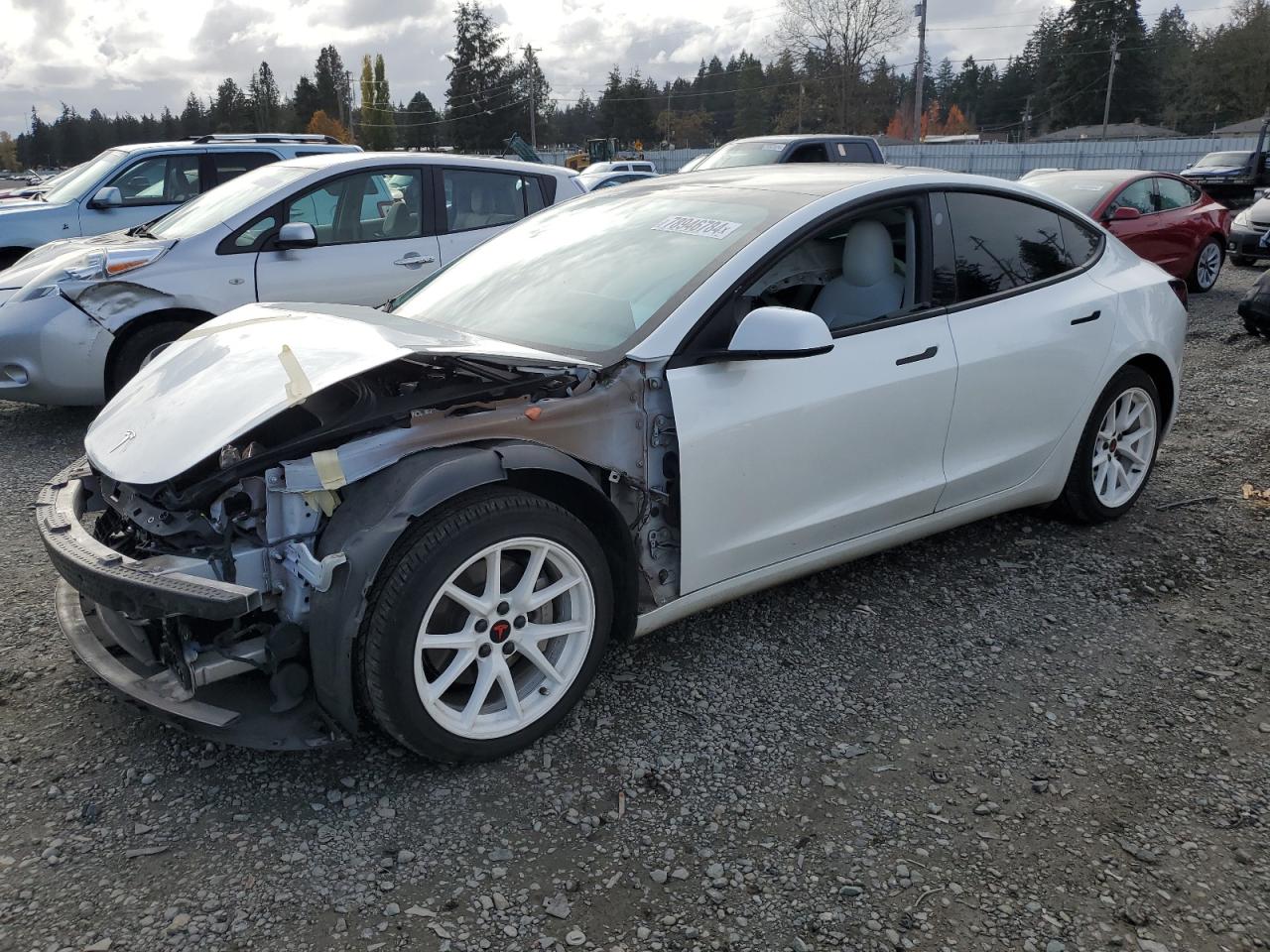 VIN 5YJ3E1EB9NF201354 2022 TESLA MODEL 3 no.1