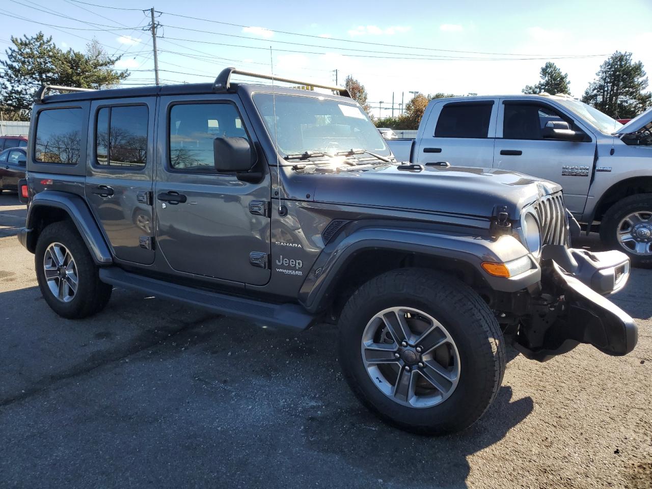 2018 Jeep Wrangler Unlimited Sahara VIN: 1C4HJXEN5JW142307 Lot: 80100074