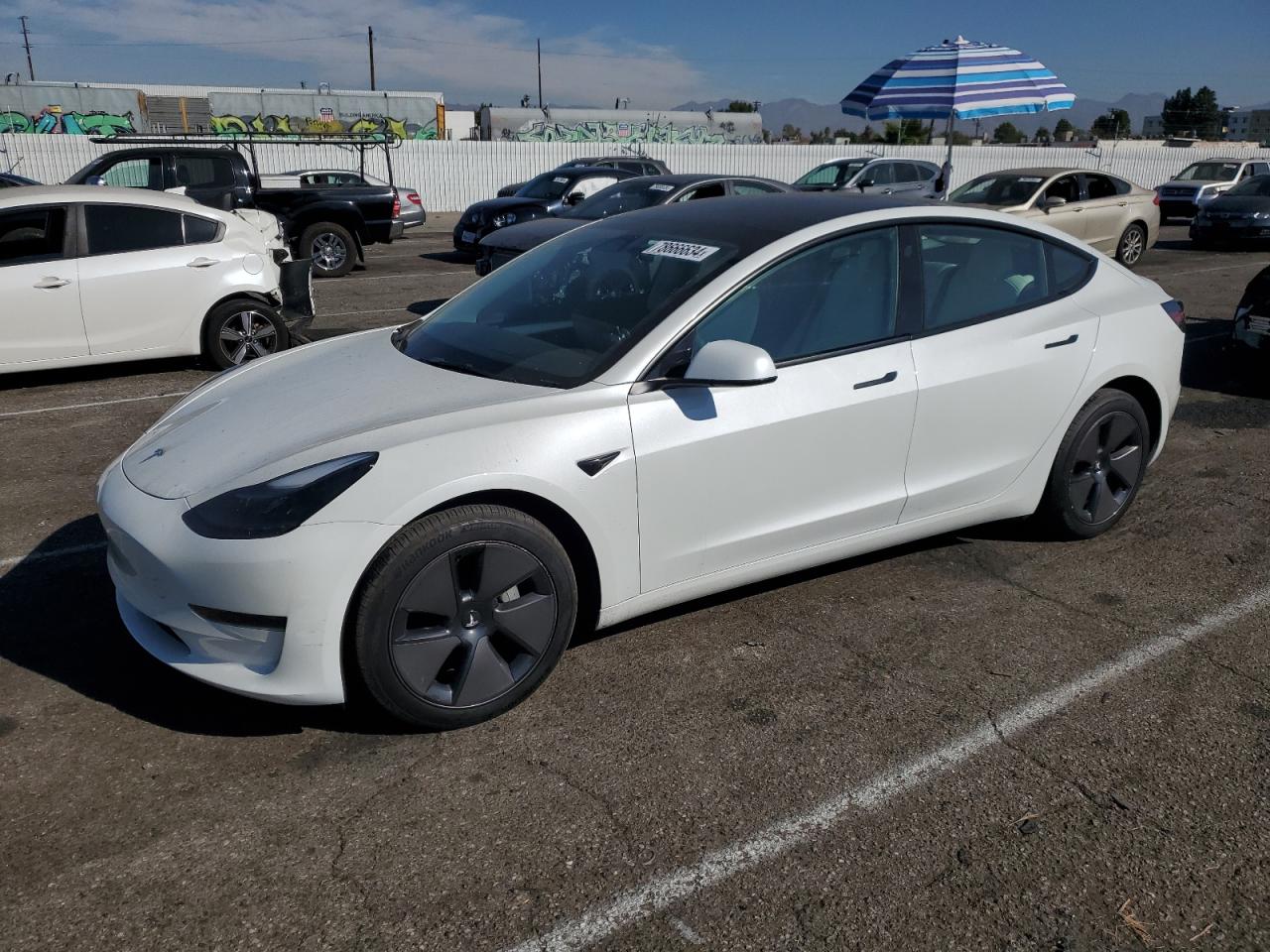 VIN 5YJ3E1EA3PF621640 2023 TESLA MODEL 3 no.1