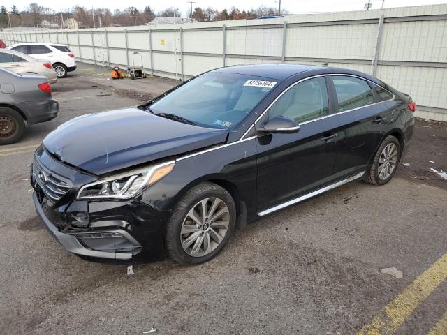  HYUNDAI SONATA 2016 Чорний