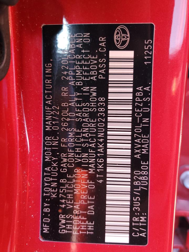 2022 Toyota Camry - Image 12
