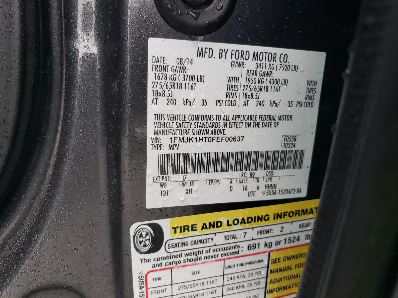 2015 Ford Expedition - Image 14