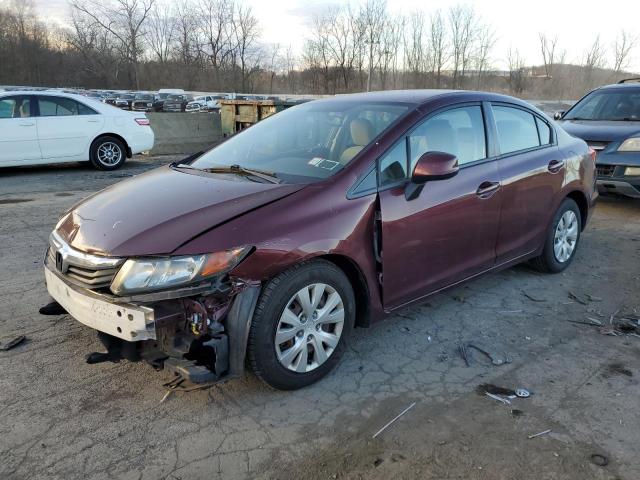  HONDA CIVIC 2012 Burgundy