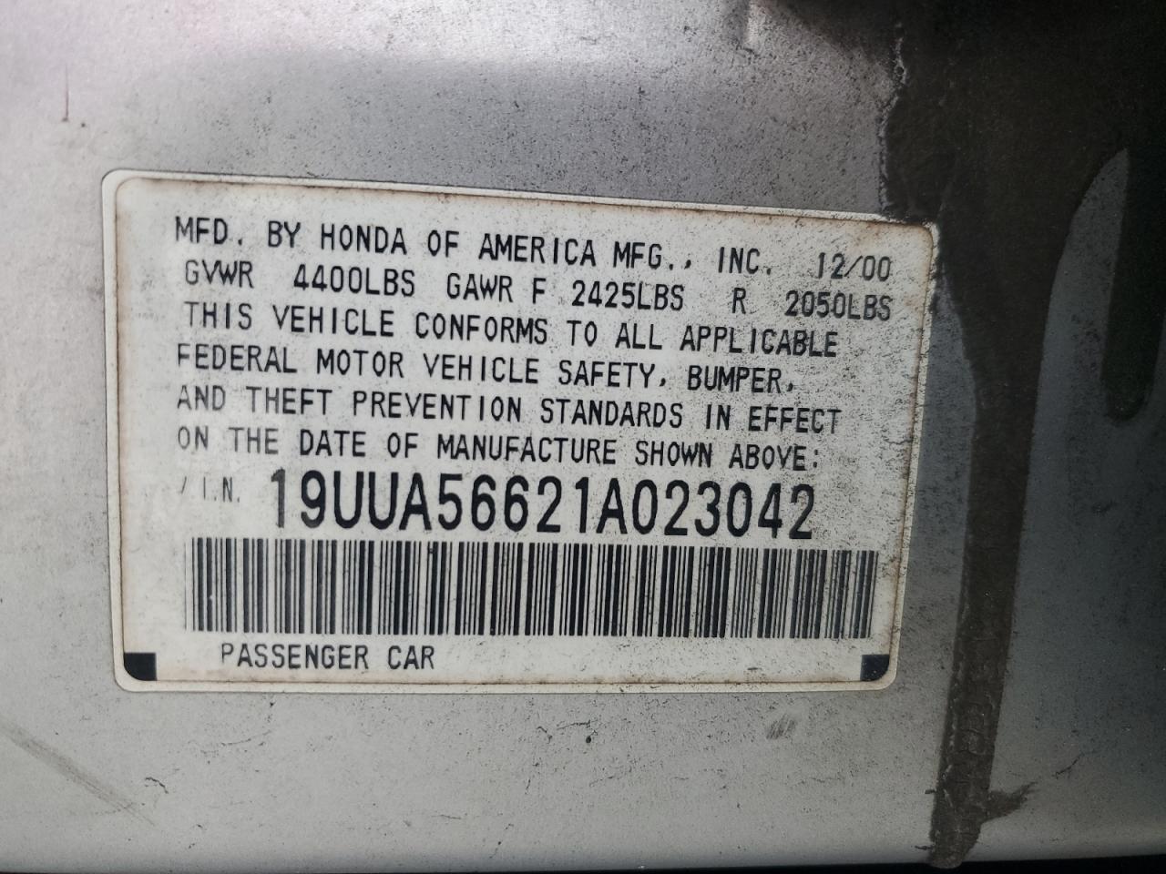 2001 Acura TL - Image 12