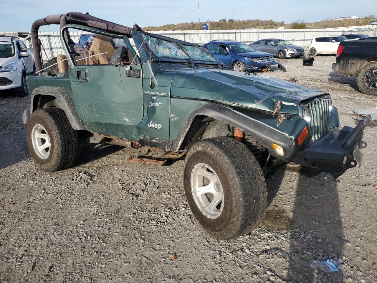 2000 Jeep Wrangler / Tj Sport VIN: 1J4FA49S1YP764925 Lot: 79458314