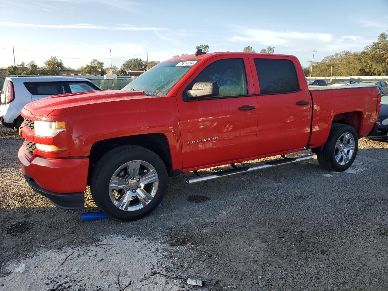 2018 Chevrolet Silverado C1500 Custom VIN: 3GCPCPEC8JG457511 Lot: 79974754