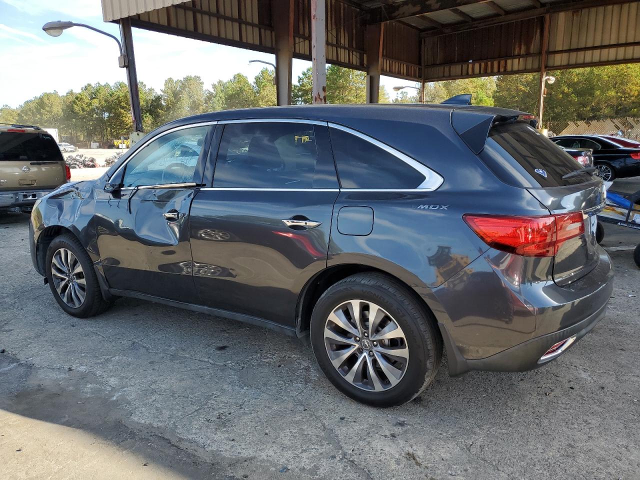 VIN 5FRYD3H48EB019368 2014 ACURA MDX no.2