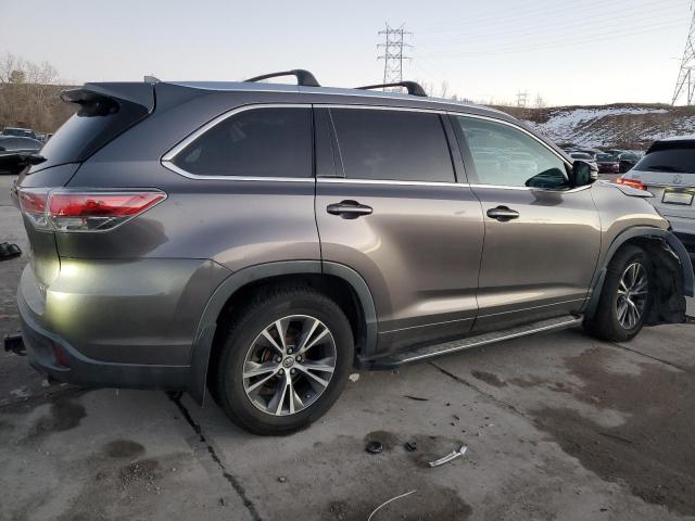  TOYOTA HIGHLANDER 2016 Szary