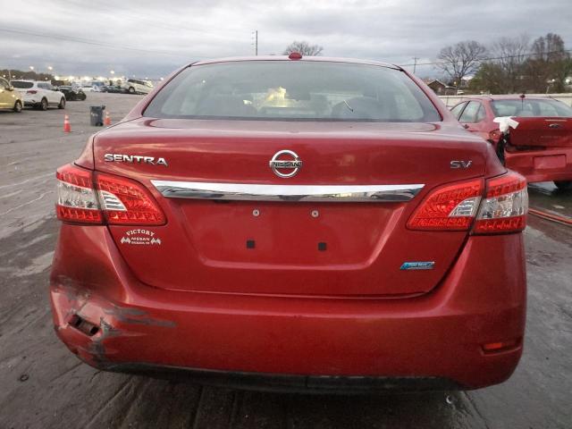  NISSAN SENTRA 2013 Czerwony