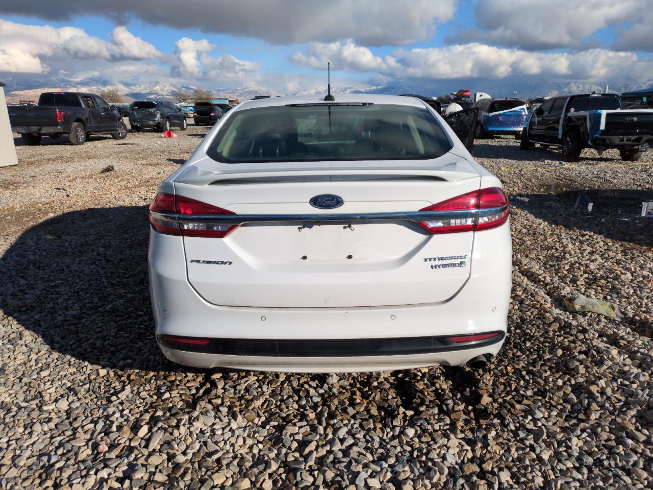 2018 Ford Fusion Titanium/Platinum Hev VIN: 3FA6P0RU9JR181747 Lot: 82020364