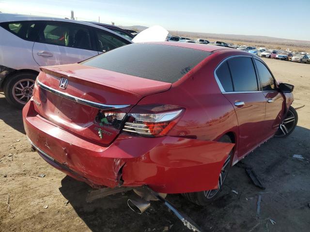  HONDA ACCORD 2016 Red