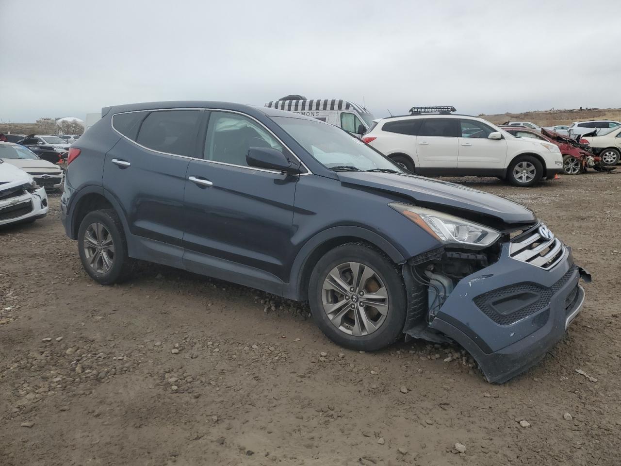 VIN 5XYZTDLB8EG153181 2014 HYUNDAI SANTA FE no.4