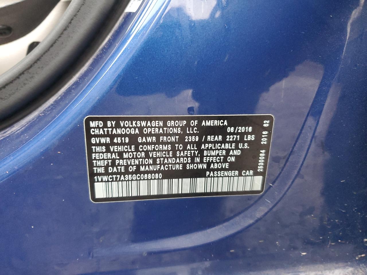 2016 Volkswagen Passat - Image 14