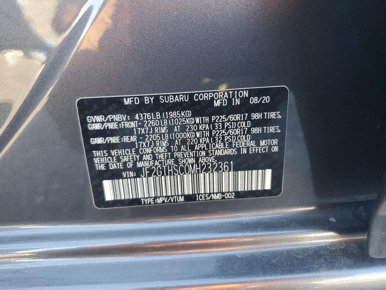 2021 Subaru XV - Image 12