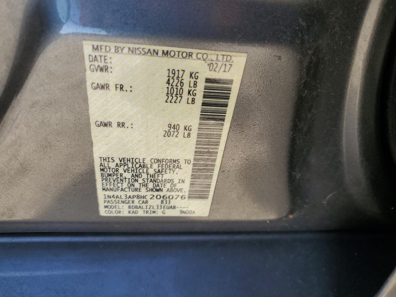 2017 Nissan Altima - Image 14
