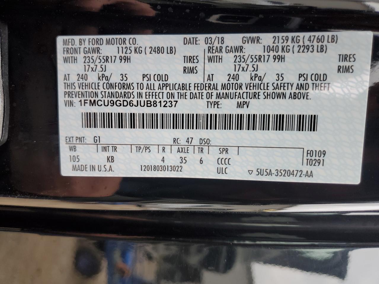 2018 Ford Escape - Image 15