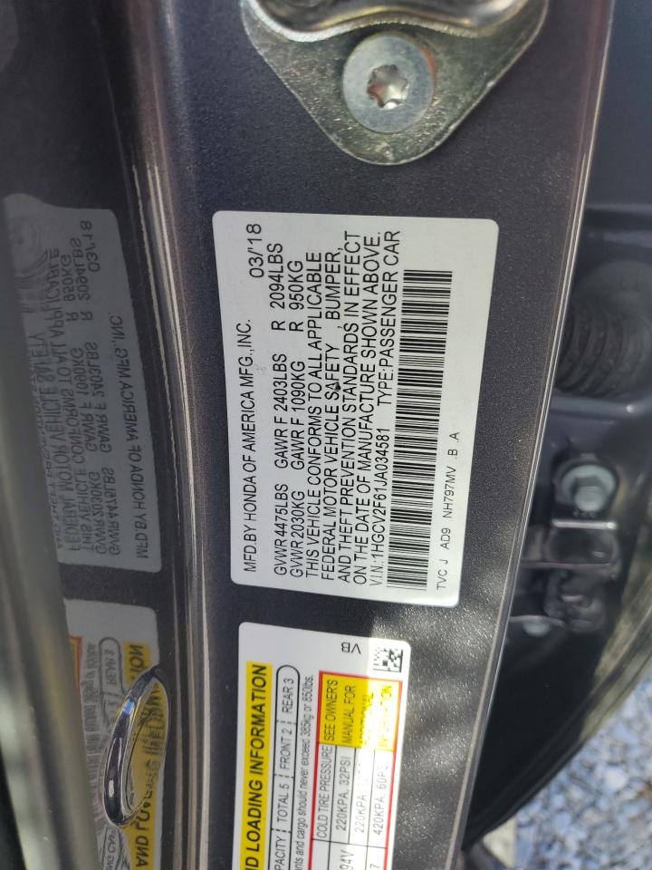 2018 Honda Accord - Image 12
