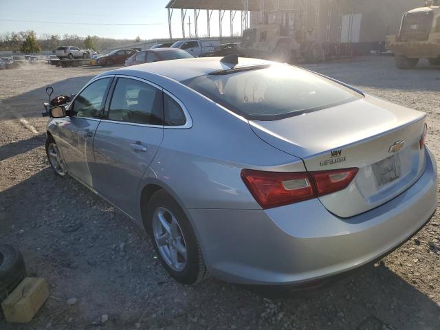  CHEVROLET MALIBU 2017 Silver