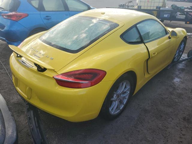  PORSCHE CAYMAN 2014 Желтый