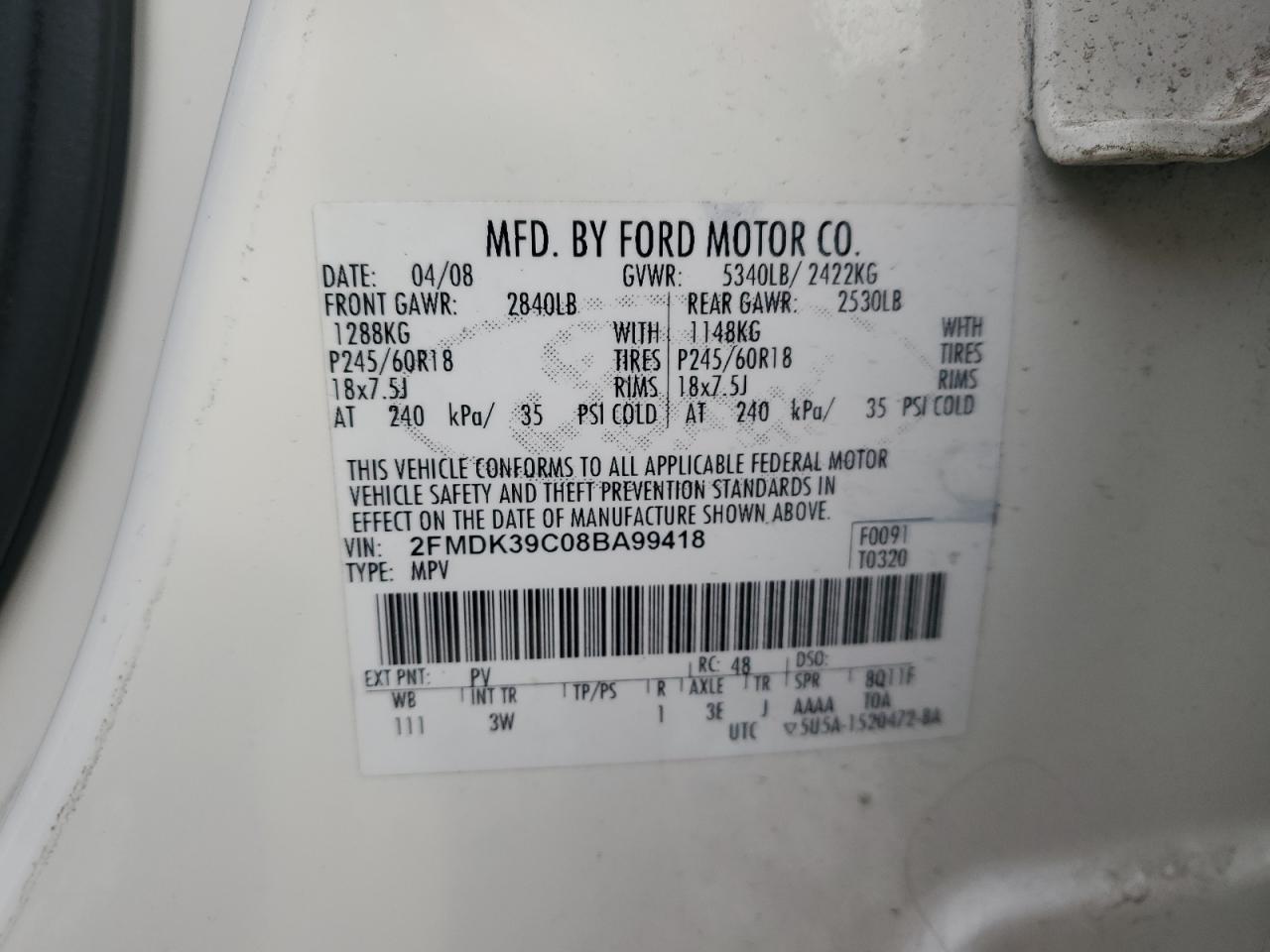 2008 Ford Edge - Image 15