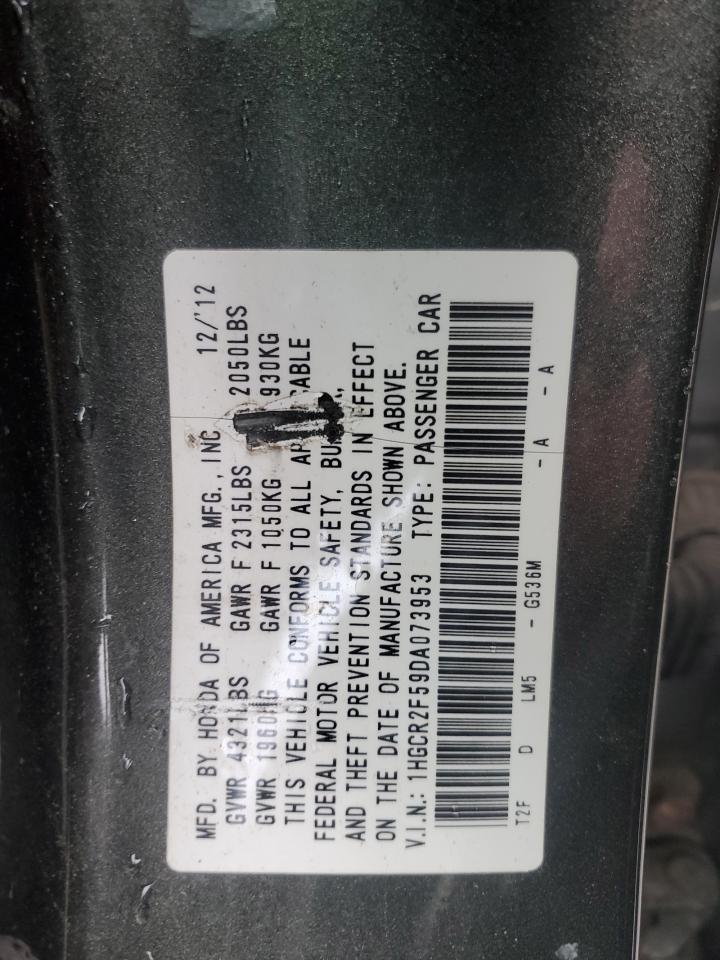 VIN 1HGCR2F59DA073953 2013 HONDA ACCORD no.12