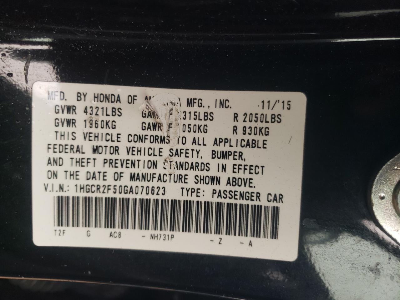 2016 Honda Accord - Image 13