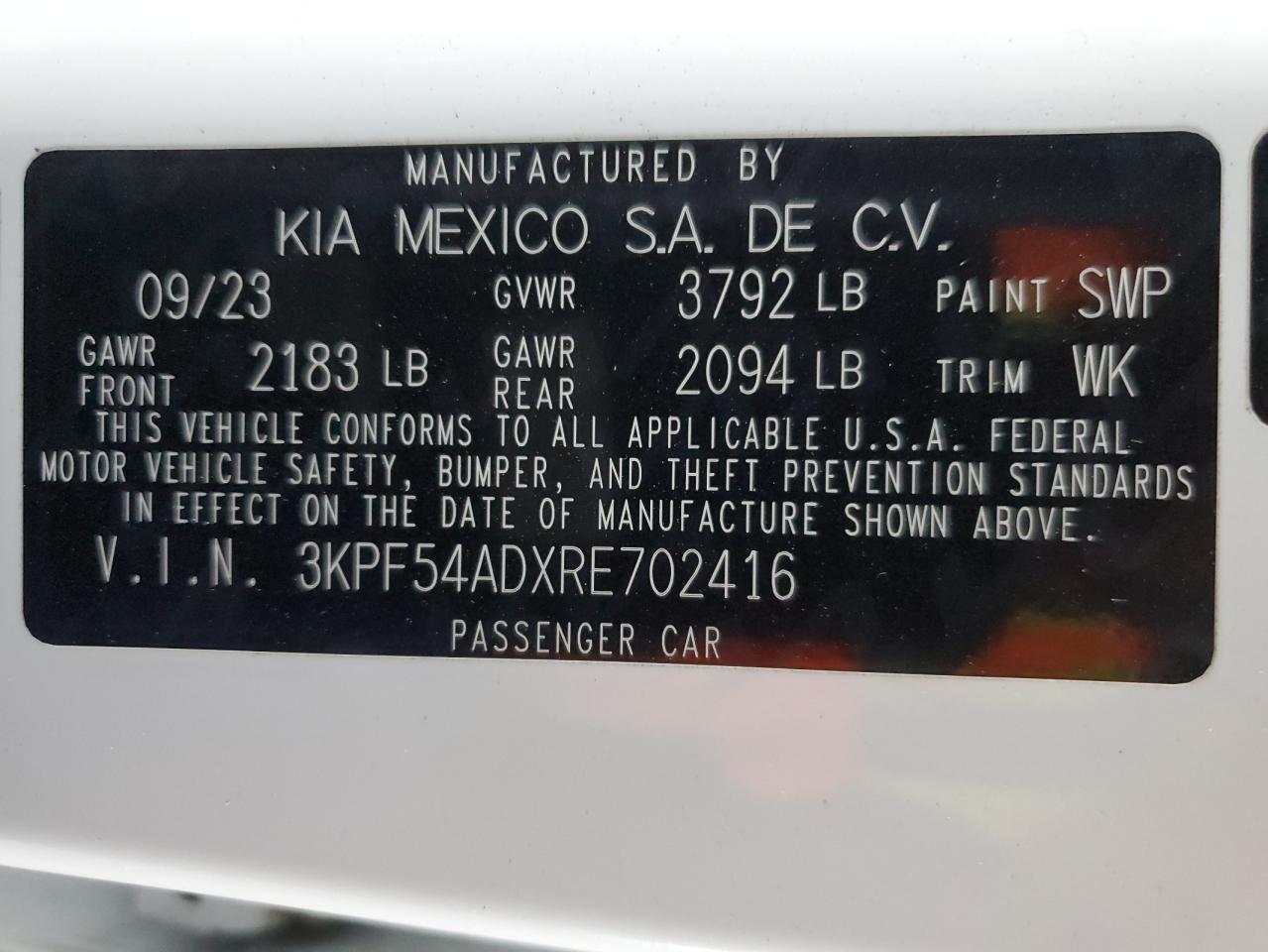 2024 Kia Forte - Image 12